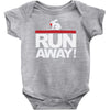 run away rabbit Baby Onesie