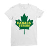 canada strong Ladies Fitted T-Shirt