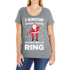 i know when those sleigh bells ring Ladies Curvy T-Shirt