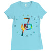 jake paul colorful Ladies Fitted T-Shirt
