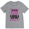 i never dreamed i would be a super cool libra but here i am killing it V-Neck Tee
