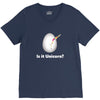 is it Unicorn V-Neck Tee