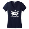 made in 1975 mens 40th birthday Women's V-Neck T-Shirt