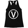 vegan symbol Racerback Tank