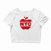 nyc big apple Crop Top