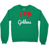 i love goldens Crewneck Sweatshirt