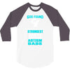 god found autism dad 3/4 Sleeve Shirt