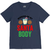 working on my santa body V-Neck Tee