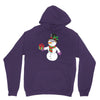 smiling snowman holding out christmas Unisex Hoodie