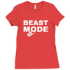 Beast Mode ON Ladies Fitted T-Shirt
