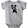 skull mickey Baby Bodysuit