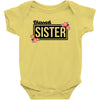 blessed sister with flower Baby Bodysuit