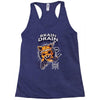 brain drain fox Racerback Tank