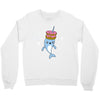narwhal donuts kawaii cute unicorn harajuku sweet cool awesome Crewneck Sweatshirt