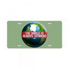 the world is always spinnin License Plate