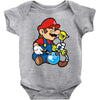mario weed Baby Onesie