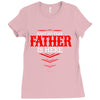 Have No Fear Father Is Here Ladies Fitted T-Shirt
