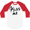 kiss me 3/4 Sleeve Shirt