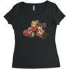 super ryu kart Women's Triblend Scoop T-shirt