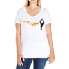 casually butterfly everything Ladies Curvy T-Shirt