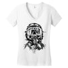 skull pilot Women's V-Neck T-Shirt
