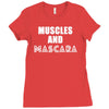 muscles and mascara Ladies Fitted T-Shirt