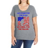 we stand for the flag Ladies Curvy T-Shirt