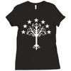 tree of gondor Ladies Fitted T-Shirt