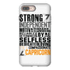 Strong Independent Motivated Capricorn iPhone 8 Plus