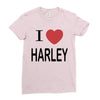 i love harley Ladies Fitted T-Shirt