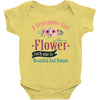 Girl Like A Flowers Baby Bodysuit