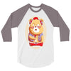 brown bear 3/4 Sleeve Shirt