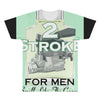 2 stroke aftershave, ideal birthday gift present. All Over Men's T-shirt