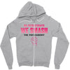 On Wednesdays We Smash The Patriarchy Zipper Hoodie