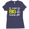 personalised i'm the big brother Ladies Fitted T-Shirt