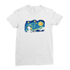 super starry night Ladies Fitted T-Shirt