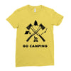 Go Camping Ladies Fitted T-Shirt