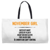 November Girl Hated By Many Weekender Totes
