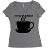 coffee snob Women's Triblend Scoop T-shirt