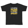 black without apology Toddler T-shirt