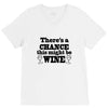 might be wine V-Neck Tee