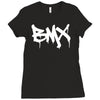 bmx graffiti Ladies Fitted T-Shirt