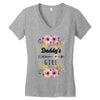 Daddy's Girl Women's V-Neck T-Shirt