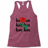 Love Rose Racerback Tank
