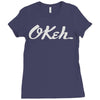 okeh records Ladies Fitted T-Shirt