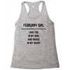February Girl Racerback Tank