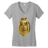 gold grenade Women's V-Neck T-Shirt