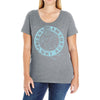 neds ski academy Ladies Curvy T-Shirt
