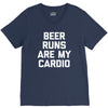 beer run cardio V-Neck Tee