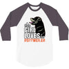 This Girl Loves Rottweiler 3/4 Sleeve Shirt